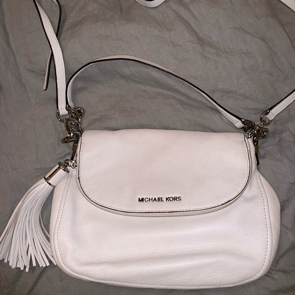 White leather Michael kors purse